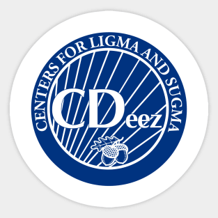 Centers for Ligma and Sugma Sticker